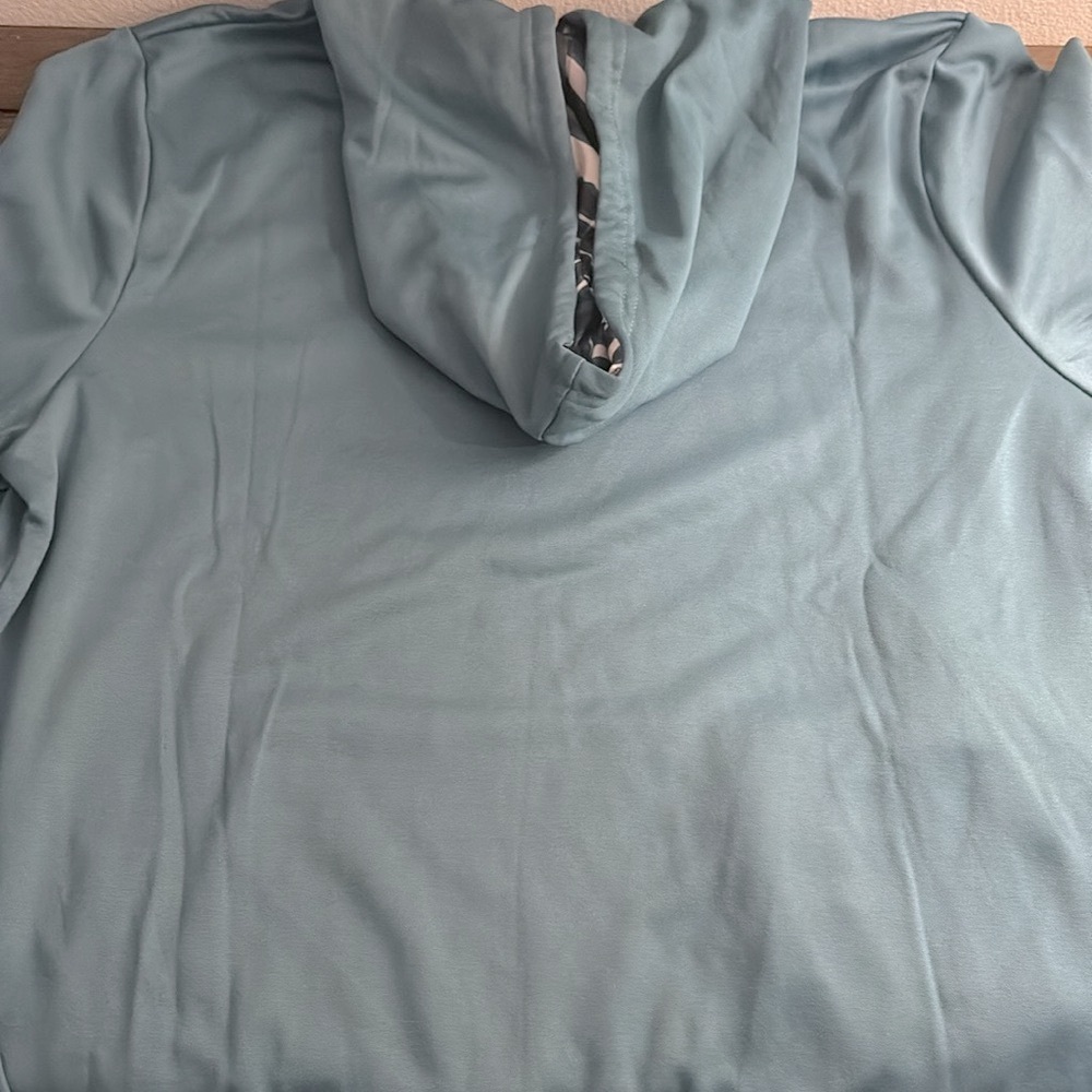 ❌SOLD❌NWT [Zubaz] Philadelphia Eagles NFL Logo Hooded Sweatshirt Men's M - Picture 7 of 12